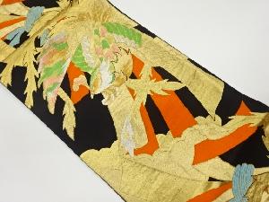 束ね熨斗に鳳凰模様織出し袋帯